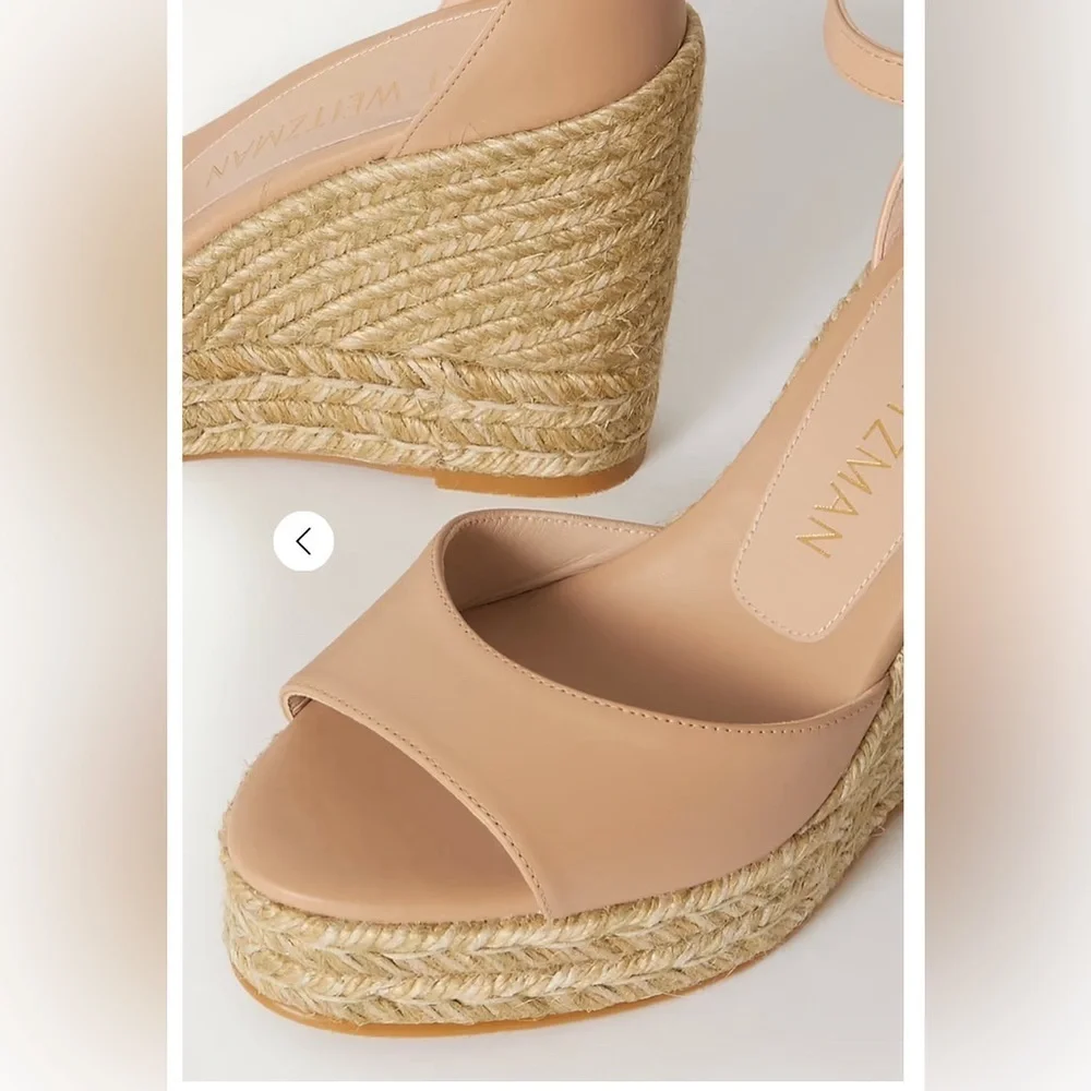 STUART WEITZMAN
NudistCurve leather espadrille wedge sandals - Picture 3 of 10